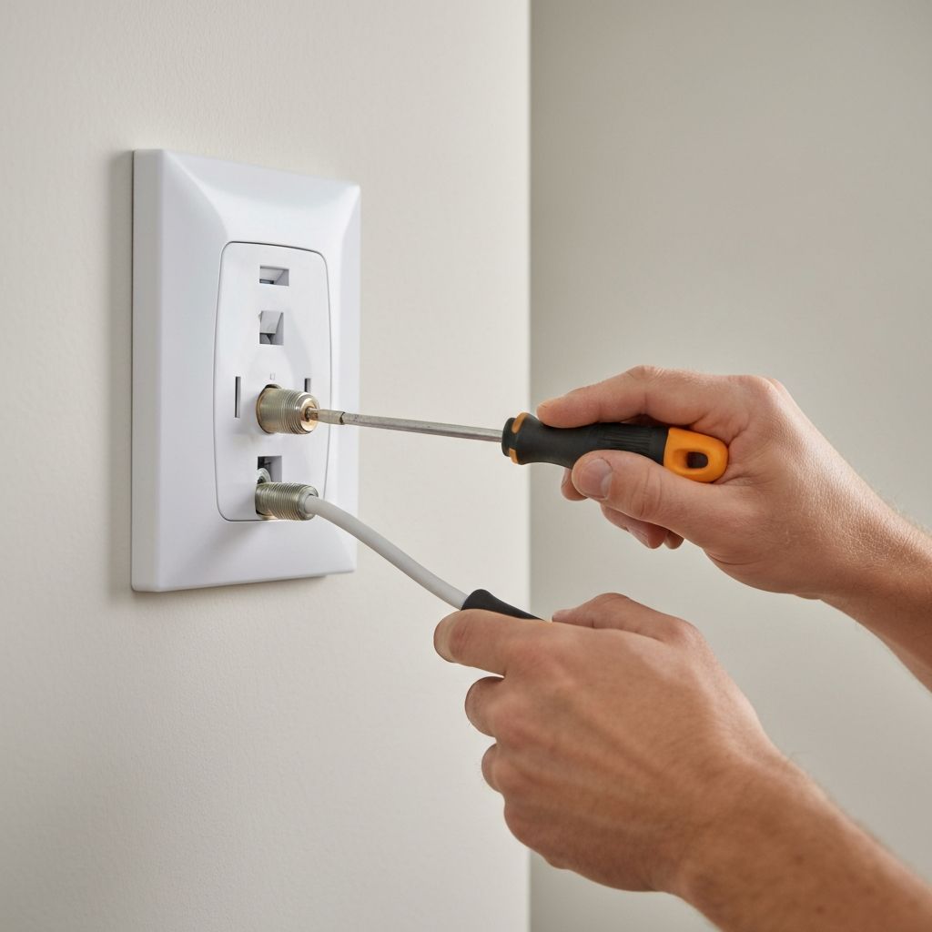 Professional TV point installation Perth